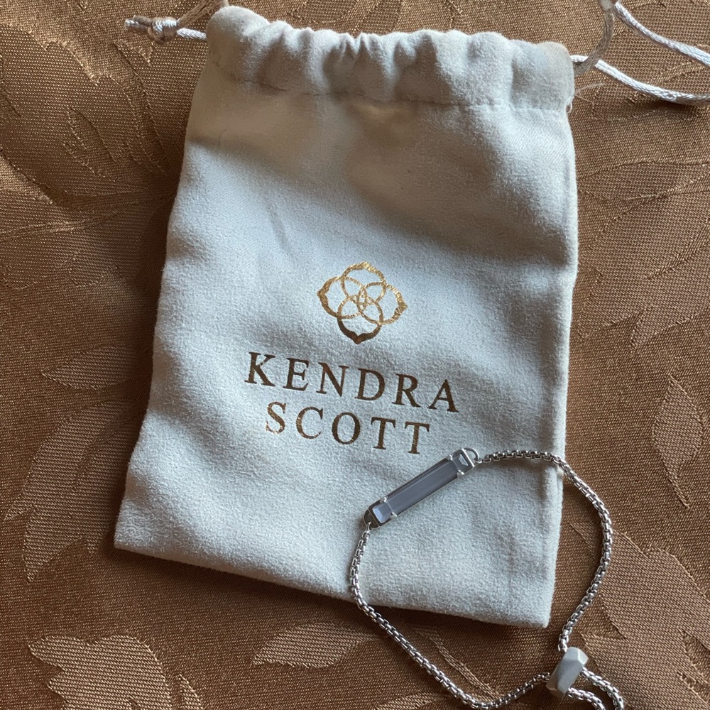 Kendra Scott Silver Chain Bracelet with Bar